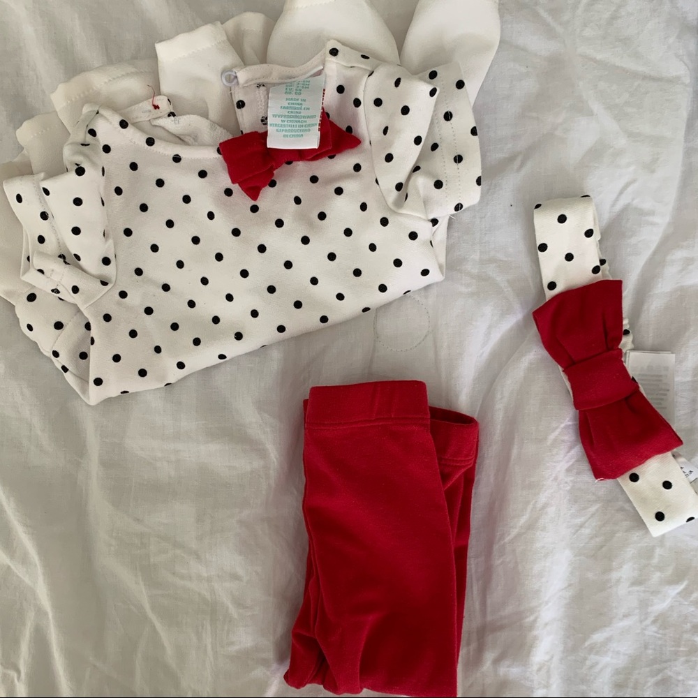 Maggie and Zoe 3pc 3-6 Mo. Outfit
